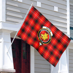 McIvor Tartan Crest House Flag