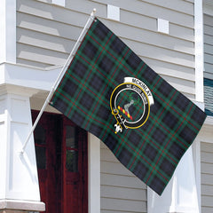 McKinlay Modern Tartan Crest House Flag