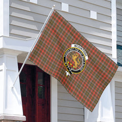 McKintosh Hunting Weathered Tartan Crest House Flag
