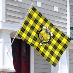 McLeod of Lewis Modern Tartan Crest House Flag