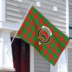Middleton Modern Tartan Crest House Flag