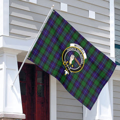 Mitchell Tartan Crest House Flag