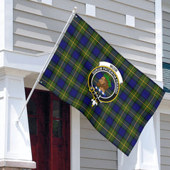 Muir Tartan Crest House Flag