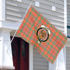 Munro Ancient Tartan Crest House Flag