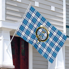 Roberton Tartan Crest House Flag