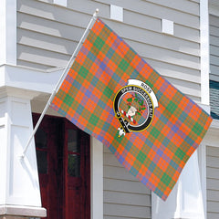 Ross Ancient Tartan Crest House Flag
