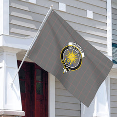 Shepherd Tartan Crest House Flag