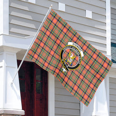 Stewart Royal Ancient Tartan Crest House Flag