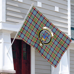 Stirling (of Cadder-Present Chief) Tartan Crest House Flag