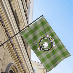 Cunningham Dress Green Dancers Tartan Crest House Flag