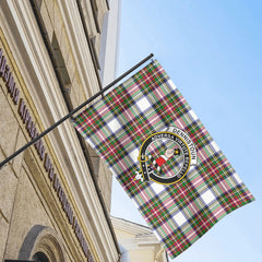 Dennistoun Tartan Crest House Flag