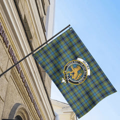Gillies Ancient Tartan Crest House Flag