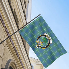 Hamilton Hunting Ancient Tartan Crest House Flag