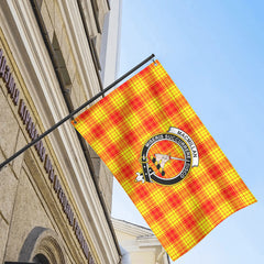 MacMillan Clan Tartan Crest House Flag