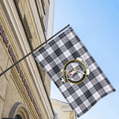 MacRae Dress Modern Tartan Crest House Flag