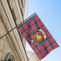 MacTavish Modern Tartan Crest House Flag
