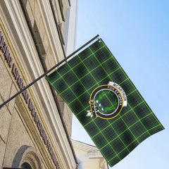 McArthur Modern Tartan Crest House Flag
