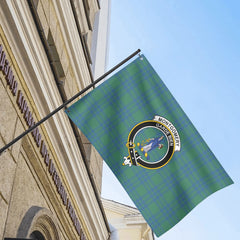 Montgomery Ancient Tartan Crest House Flag