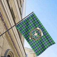 Murray of Atholl Ancient Tartan Crest House Flag