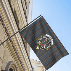 Renton Tartan Crest House Flag