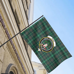Ross Hunting Modern Tartan Crest House Flag