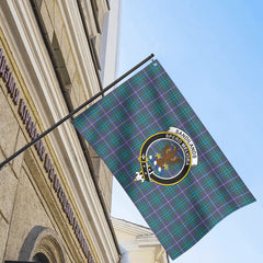 Sandilands Tartan Crest House Flag