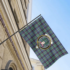 Stevenson Tartan Crest House Flag