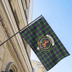 Sutherland Modern Tartan Crest House Flag
