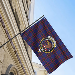 Wedderburn Tartan Crest House Flag