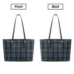 Stephenson Tartan Leather Tote Bag