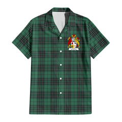 MacLean Hunting Ancient Tartan Coat of Arms Hawaiian Shirt