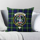 Bannerman Tartan Crest Pillow Cover