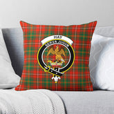 Hay Ancient Tartan Crest Pillow Cover