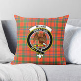 Munro Ancient Tartan Crest Pillow Cover