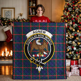Agnew Modern Tartan Crest Quilt