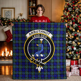 Arbuthnot Modern Tartan Crest Quilt