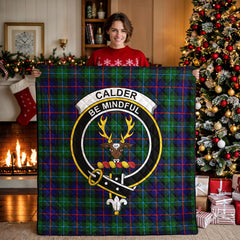 Calder Tartan Crest Quilt
