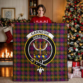 Carnegie Modern Tartan Crest Quilt