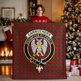 Carruthers Tartan Crest Quilt