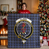 Clark Modern Tartan Crest Quilt