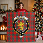 Cumming Modern Tartan Crest Quilt