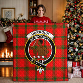 Darroch (Gourock) Tartan Crest Quilt