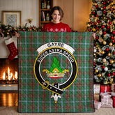 Gayre Tartan Crest Quilt