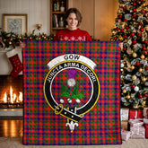 Gow (of Skeoch) Tartan Crest Quilt