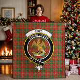 Hay Ancient Tartan Crest Quilt