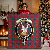 Lindsay Modern Tartan Crest Quilt