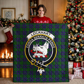 Lockhart Modern Tartan Crest Quilt
