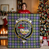 MacDonald Ancient Tartan Crest Quilt