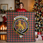 MacPherson Ancient Tartan Crest Quilt