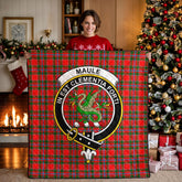 Maule Tartan Crest Quilt
